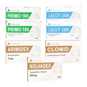 PACK MUSCLE SEC NÍVEL II (INJECT) A TECH LABS SUSTANON + PRIMOBOLAN + PCT (8 SEMANAS)