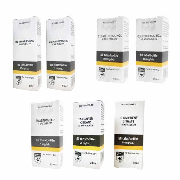 PACK MUSCLE SEC (ORAL) DIANABOL + CLENBUTEROL + PCT (8 WEEKS) Hilma