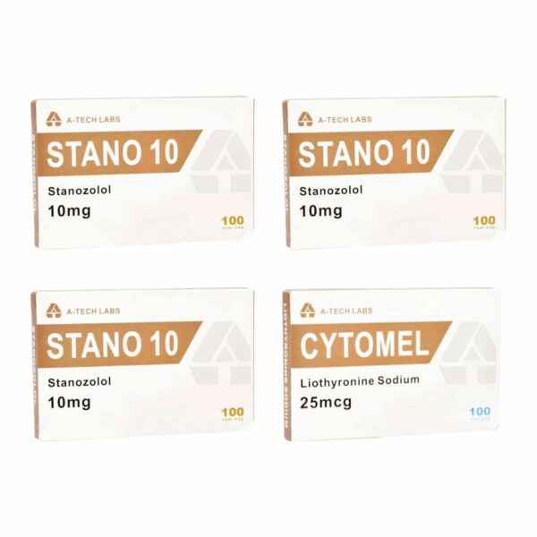Pack Sèche Stanozolol T3 Cytomel Stéroides Oraux 8 Semaines A Tech Labs 1
