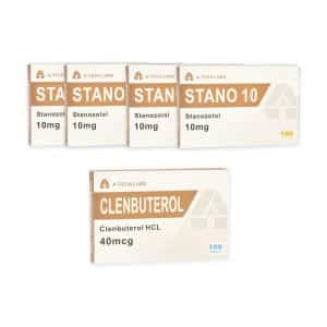 A Tech Labs Winstrol+ Clenbuterol Oral Steroids Dry Pack (10 Weeks)