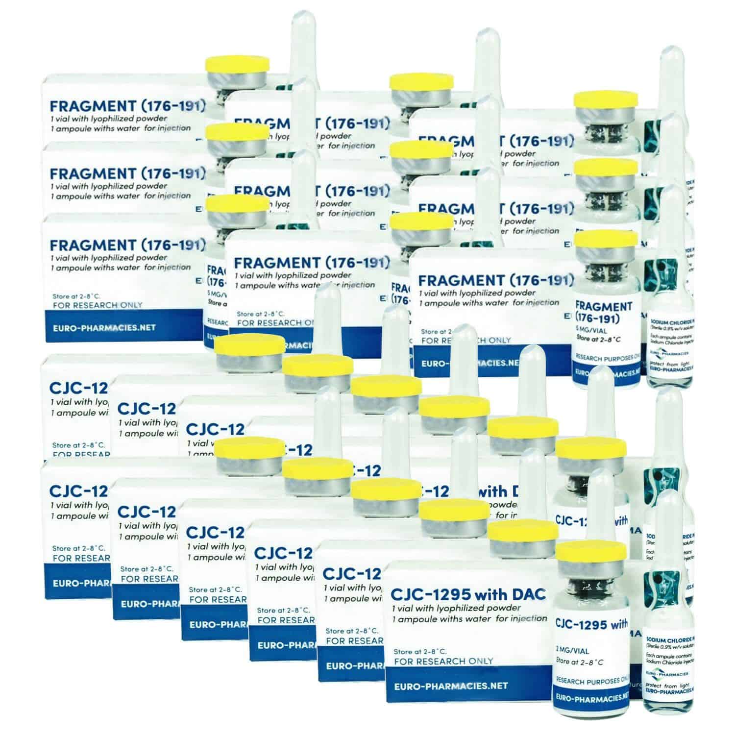 Pacote de peptídeos para perda de peso avançada - HGH Frag / CJC 1295 DAC - 12 semanas - Euro farmácias | UPsteroid | Compre seus esteróides anabolizantes online