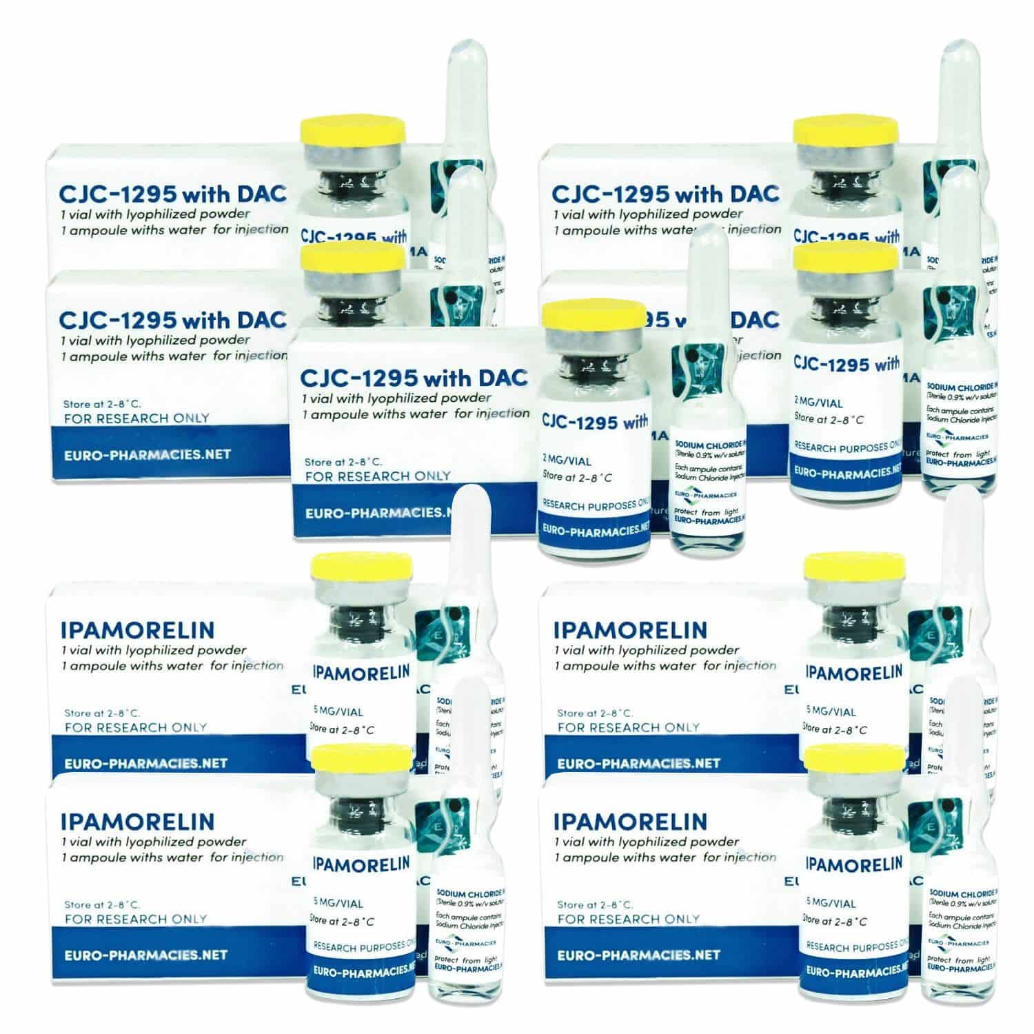 Peptídeos embalam ganho de peso intermediário - Ipamorelin / CJC 1295 DAC - 12 semanas - Euro farmácias | UPsteroid | Compre seus esteróides anabolizantes online