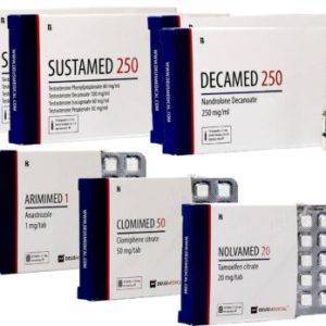 Paquete de aumento de masa NIVEL II INYECCIÓN SUSTANON DECA PCT 8 semanas Deus Medical 463×348