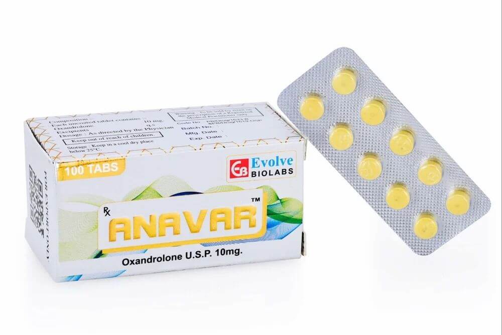 Anavar (Oxandrolone) 10mg (100 pills) - Evolve Biolabs