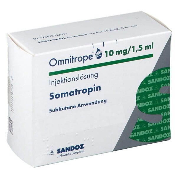 Somatropin Omnitrope 30 Iu 10 Mg 1.5 Ml Cart. Sandoz