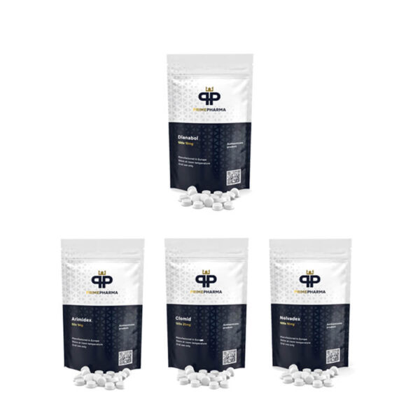 Pack prise de masse (ORAL) DIANABOL + PROTECTION + PCT (4 semaines) PRIME PHARMA