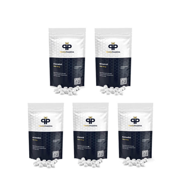 Pack prise de masse sèche Stéroides oraux Dianabol + Winstrol (4 semaines) PRIME PHARMA
