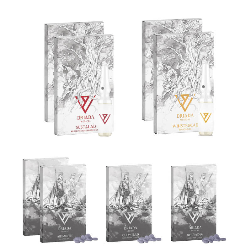 Trockenmasse-Gewinnpaket SUSTANON WINSTROL DRIADA