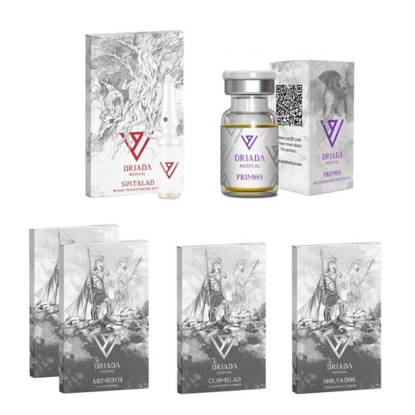 Pack Prise de Masse Sèche DRIADA MEDICAL Sustanon Primobolan (8 semaines)