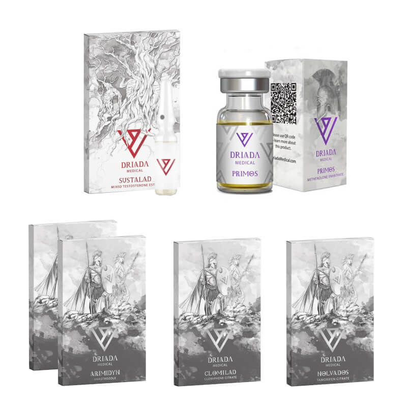 Pack Prise de Masse Sèche DRIADA MEDICAL Sustanon Primobolan (8 semaines)