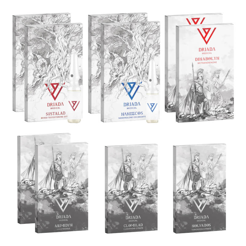 고급 대량 증가 팩 DRIADA MEDICAL Sustanon Deca Dianabol 8주