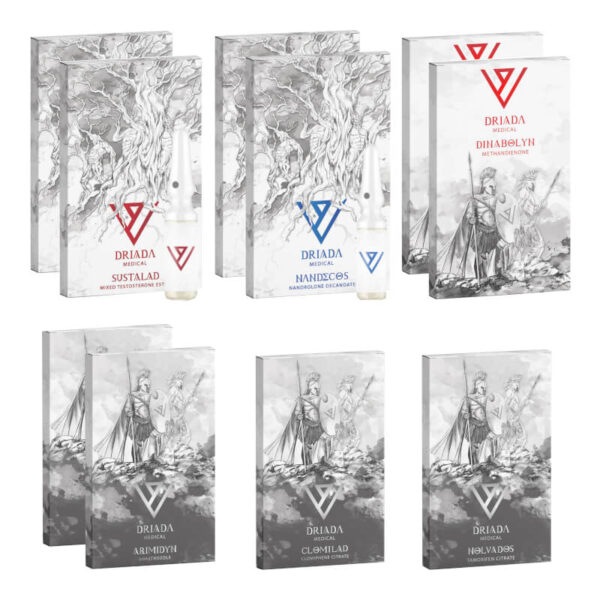 Pack Prise de Masse avancee DRIADA MEDICAL Sustanon Deca Dianabol 8 semaines