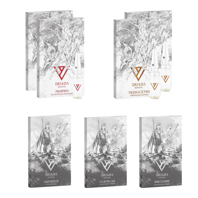 Dry Mass Gain Pack Testosterone Propionate Trenbolone Acetate (6 Weeks) DRIADA MEDICAL