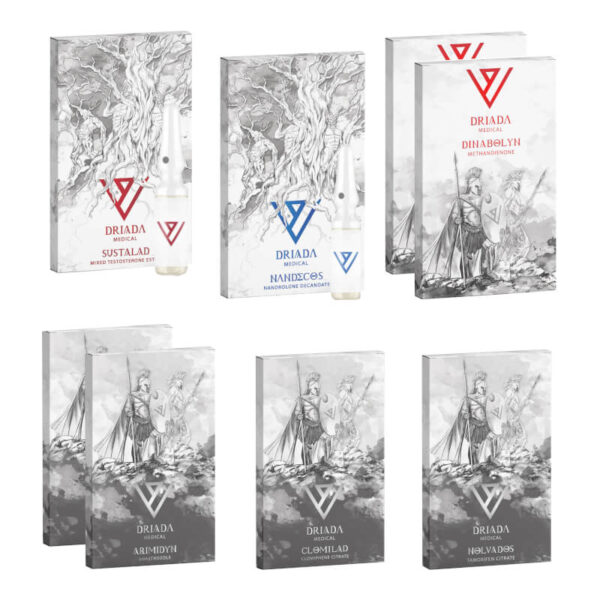 Pack Prise de Masse DRIADA MEDICAL Sustanon Deca Dianabol 8 semaines