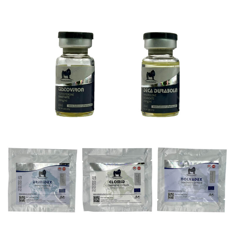 Mass Gain Pack INJECT Enanthate 250 DECA 8 weeks Baboon Pharma