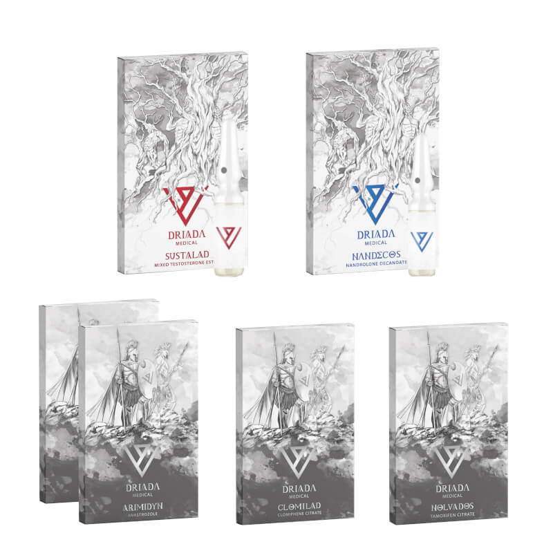 Mass gain pack LEVEL I INJECT SUSTANON DECA PCT 8 weeks Driada