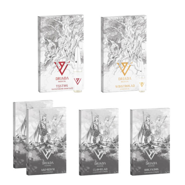 Pack prise de masse seche LEVEL I INJECT ENANTHATE WINSTROL PROTECTION PCT 8 semaines Driada Medical