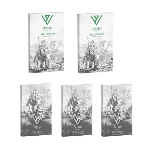 Pack prise de masse Stéroide oral Anadrol Oxymetholone (4 semaines) Driada Medical