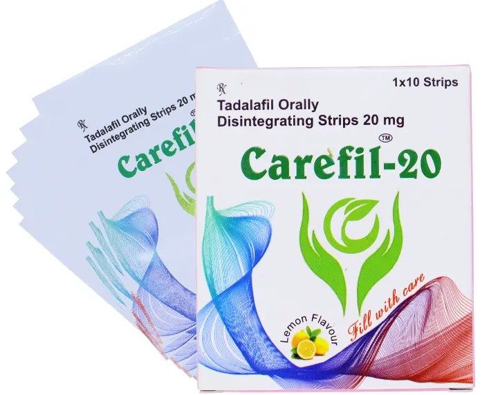 Carefill 20mg ODS Tadalafil ODS 100 tabs Pharmacy EU
