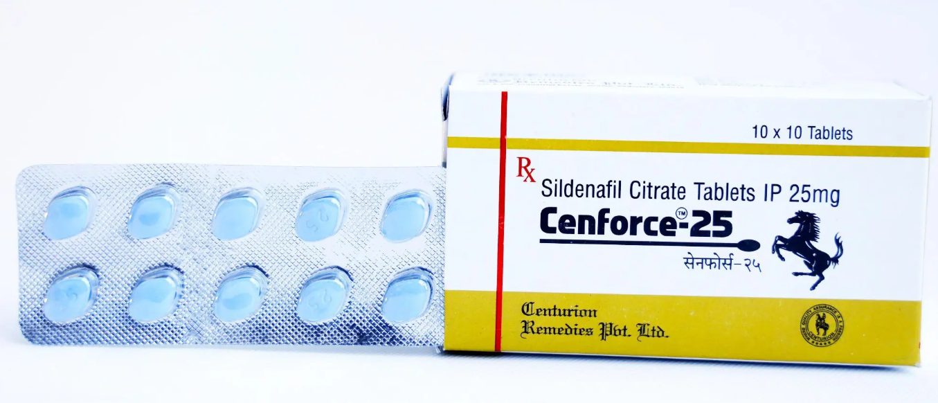 Cenforce 25mg Sildenafil Citrate 100 tabs Pharmacy EU