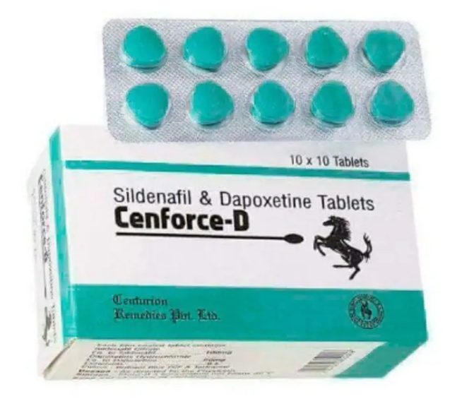 Cenforce D 160 mg Sildenafil+Dapoxetine 100 tabs Pharmacy EU