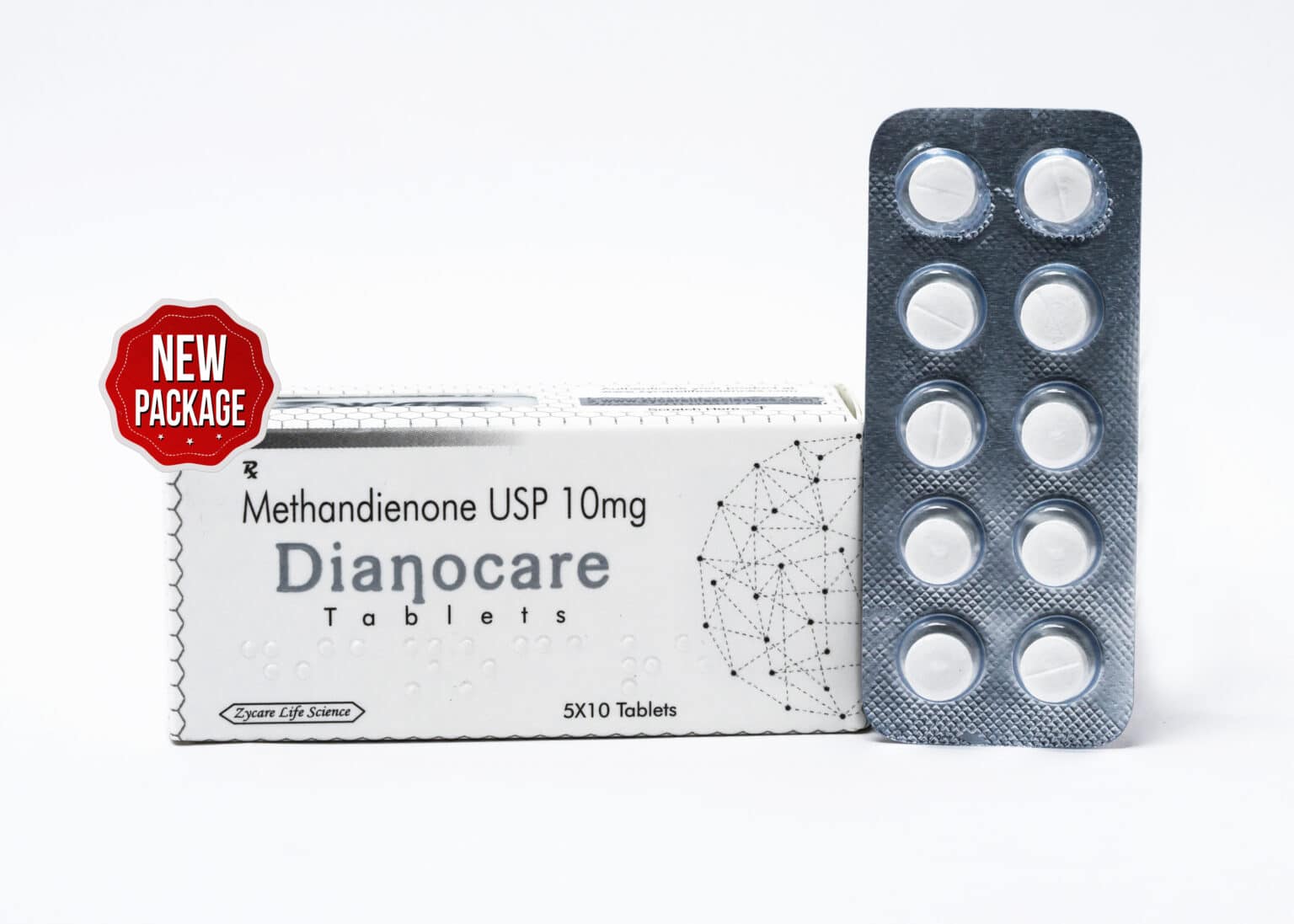 DIANOCARE Methandienone Tablets 10mg 5×10 1