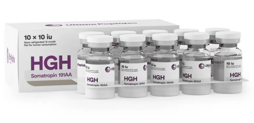 Ultima HGH 10 x 10IU 10 vials x 10 iu UltimaPeptides