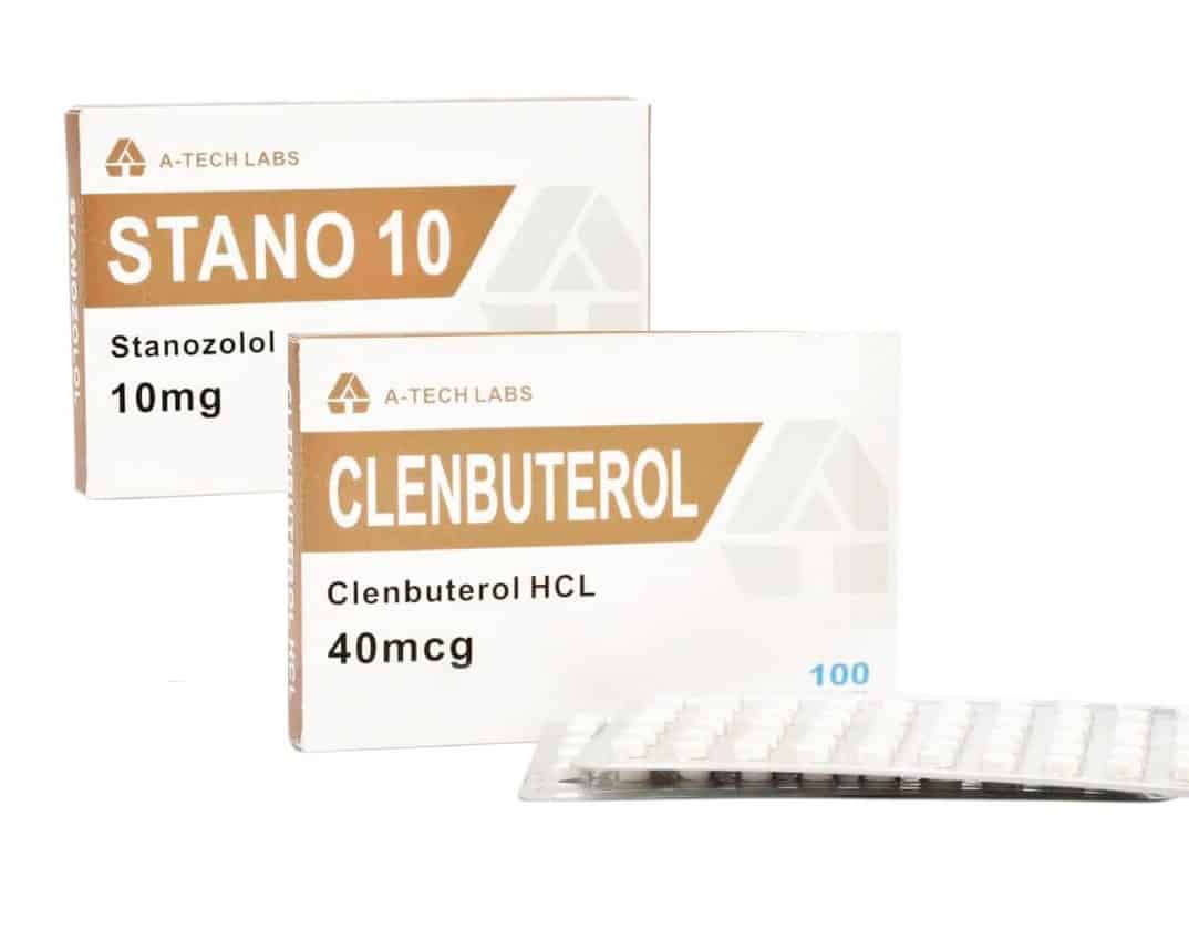 여성을 위한 Tech Labs Winstrol+ Clenbuterol 체중 감량 소개 팩 (8주)