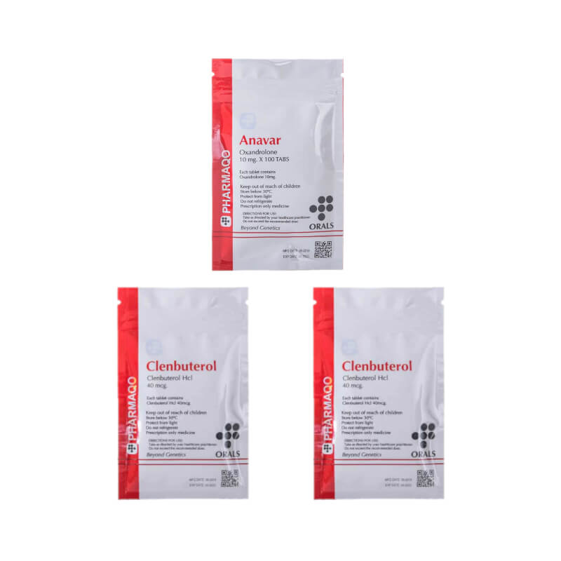 Pack perte de poids avancé pour femme Anavar Clenbuterol 8 semaines Pharmaqo INT.