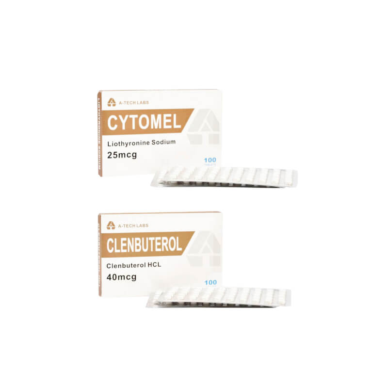 Balíček na hubnutí TECH LABS CLENBUTEROL + T3 pro ženy (8 týdnů)