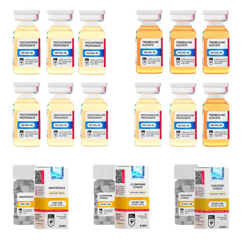 EXTREME DRY PACK Test P Tren A Mast P 10 weeks HILMA