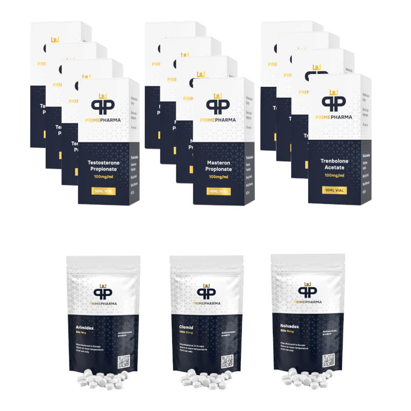 PACK EXTREME DRY Testosterona P Tren A Mast P 10 semanas de BONIFICACIÓN
