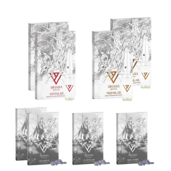 Pack lean mass advanced 10 weeks Sustanon Tri Tren Driada Medical 1