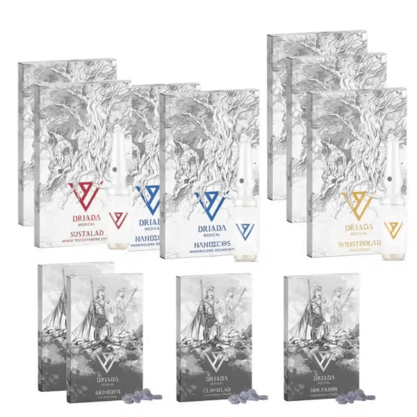 Pack prise de masse sèche (INJECT) SUSTANON + DECA + WINSTROL (8 semaines) Driada Medical