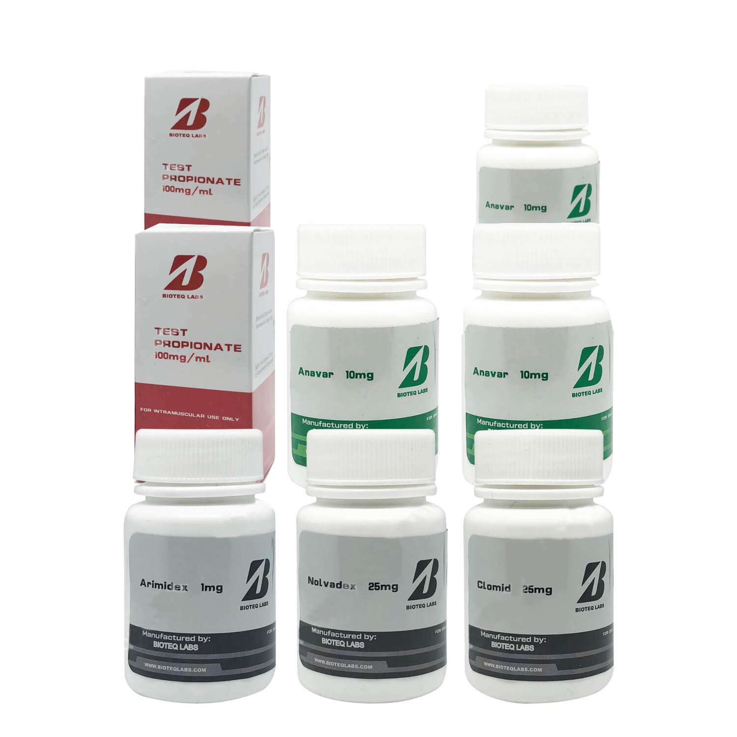 Pack Prise de masse - Anavar / Test-P - 6 semaines - Bioteq labs