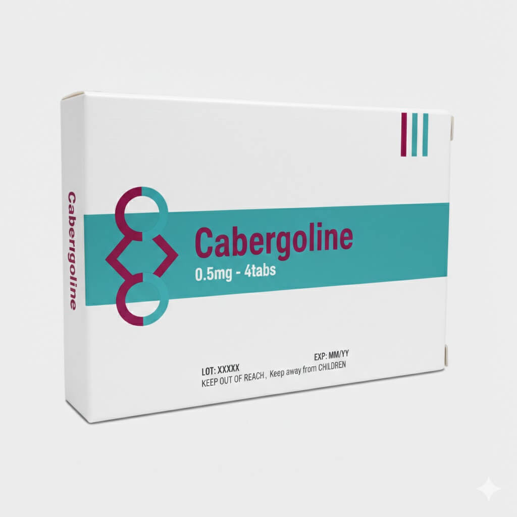 CABERGOLIN 0.5 MG 4 Pëllen