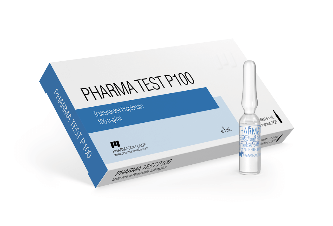 Pharmatest P 100 Ampoules (10 x 1 ml x 100 mg) PHARMACOM