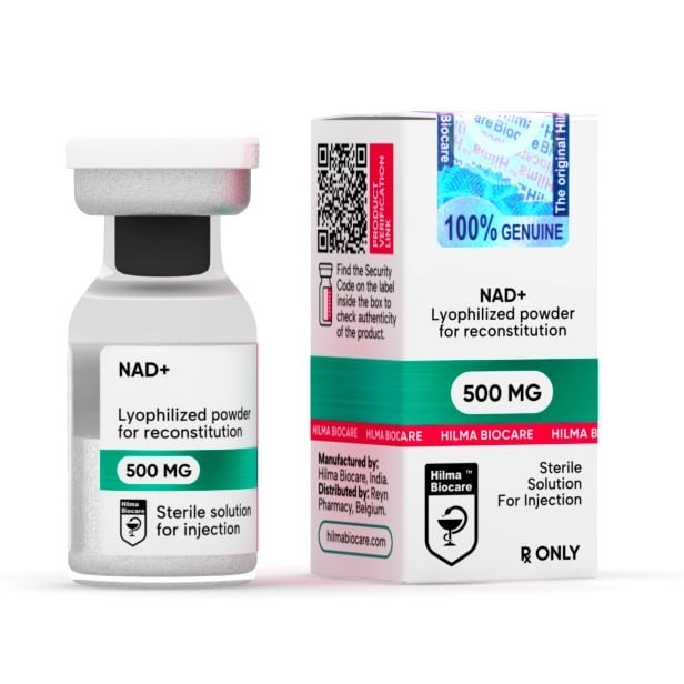 NAD+ 500mg 10ml vial - HILMA