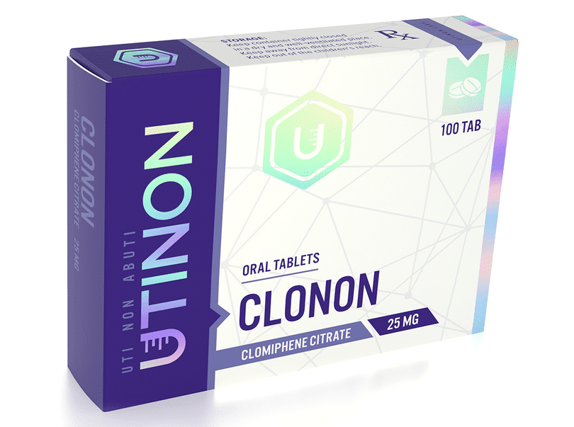 Clonon - Clomiphene 25 mg 100 tab - UTINON