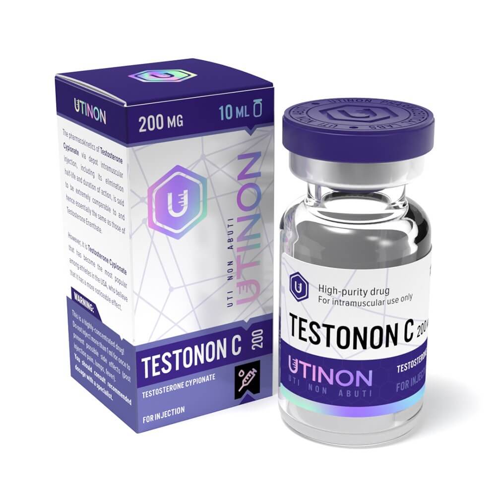 Testonon C - Testosterone Сypionate 200 mg/ml 10ml - UTINON