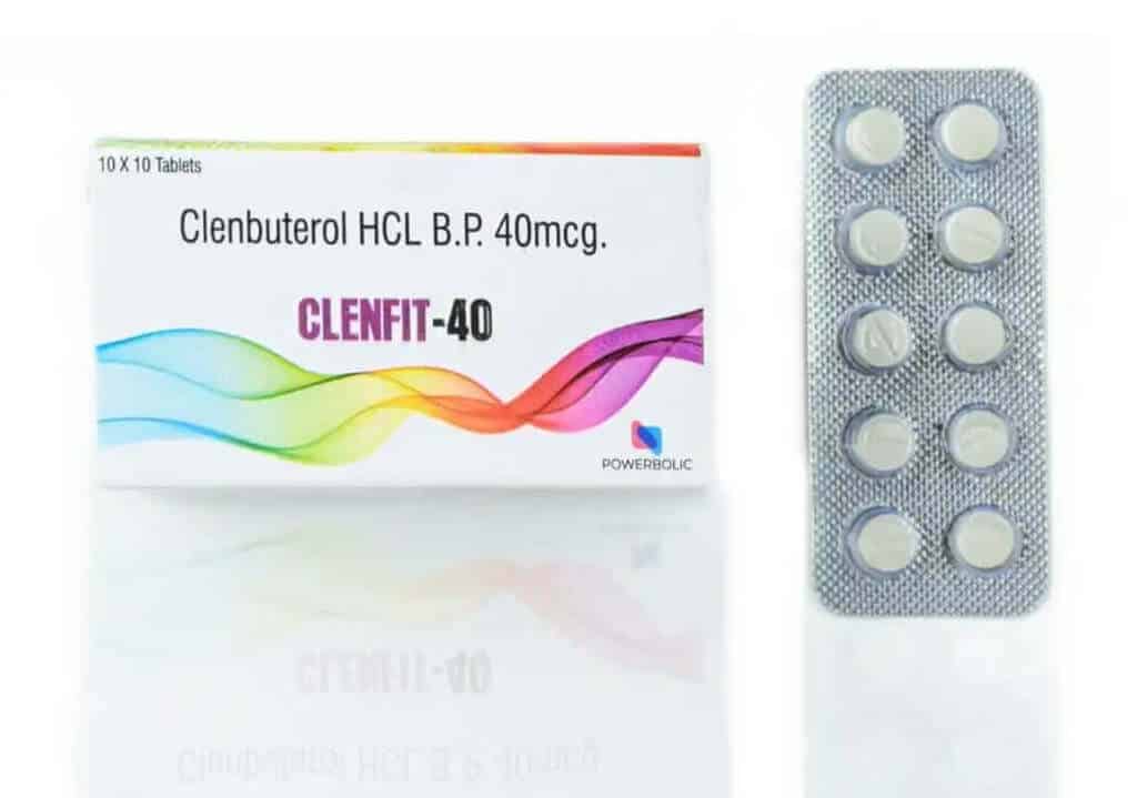 CLENFIT 40 MG - Clenbuterol HCl 40mcg 100 Tabs - POWERBOLIC
