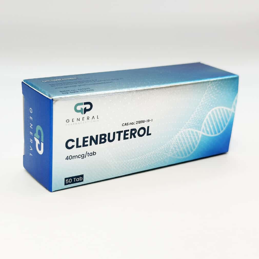 Clenbuterol Hydrochloride 40mcg/tab 50tabs - General-Pharma