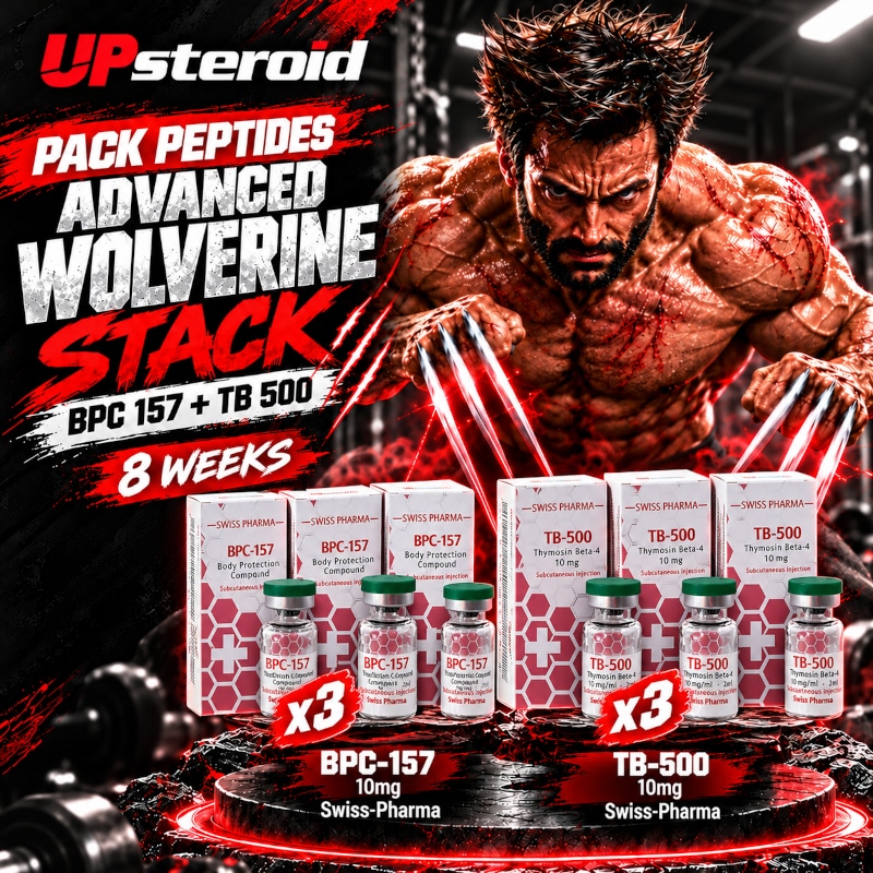 Pack Peptides Advanced Wolverine Stack (BPC 157 + TB 500) 8 semaines - SWISS