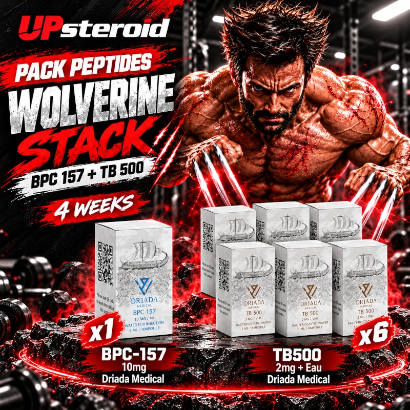 Pack Peptides Wolverine Stack (BPC 157 + TB 500) 4 semaines - DRIADA