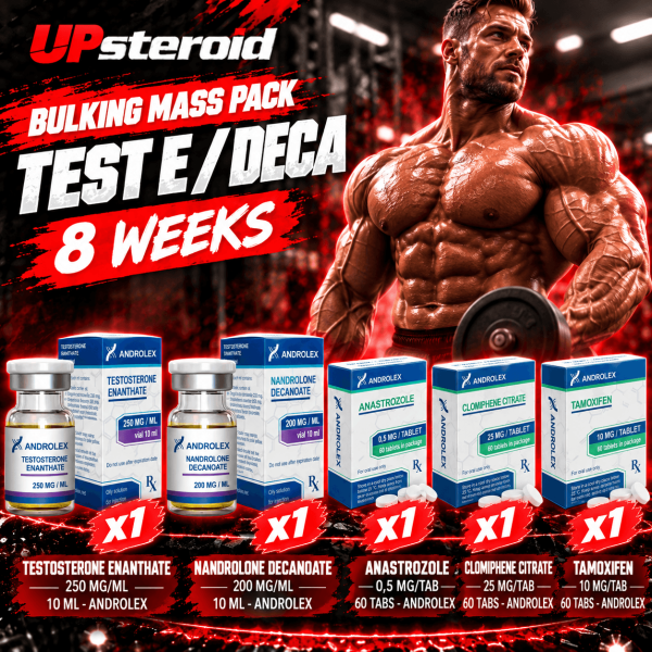Pack Prise de Masse - ANDROLEX - Testostérone Enanthate / Deca (8 semaines)